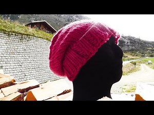 Long Beanie Strickanleitung - © Woolpedia