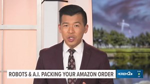 Robots, AI packing Amazon orders