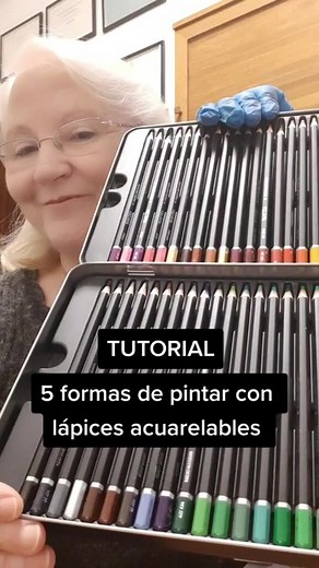 5 Formas de Pintar con Lápices Acuarelables