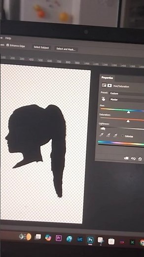 Creating a silhouette in Adobe photoshop