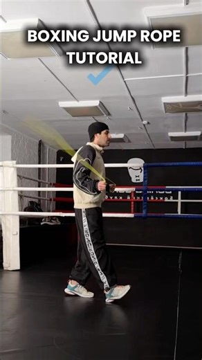 Boxing jump rope tutorial ✔️ #boxing #boxer #boxingtraining #boxingcoach #jumprope