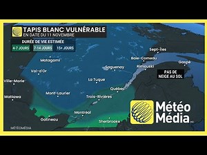 Est-ce que la neige au sol va disparaître rapidement?