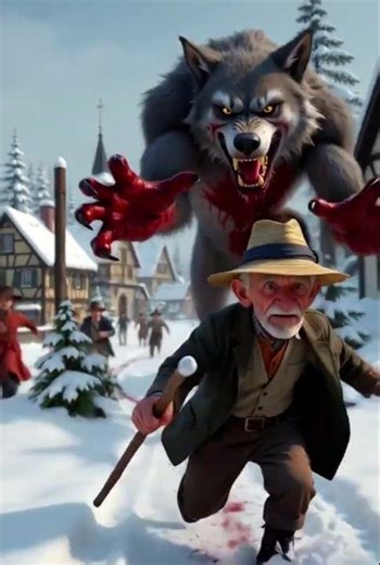 werewolf Terror tales in Horror Toons.