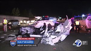 Driver killed in crash with unoccupied Caltrans truck in Hayward