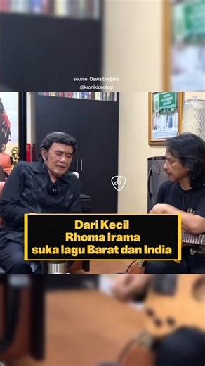 Rhoma Irama Suka Musik India dan Barat #rhomairama