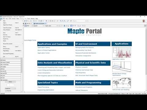 Maple Quick Start for Professionals