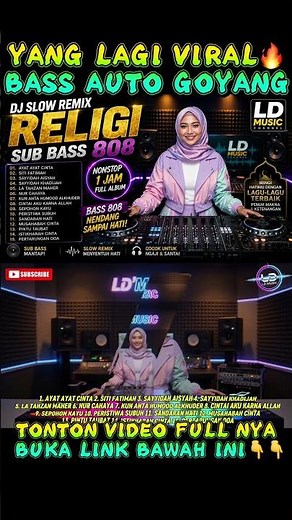 🥺 AYAT AYAT CINTA REMIX RELIGI! BASS 808 BIKIN HATI TENANG #shorts
