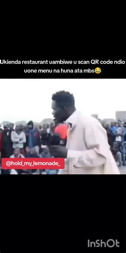 Ukienda restaurant uambiwe u scan QR code ndio uone menu na huna ata mbs😂