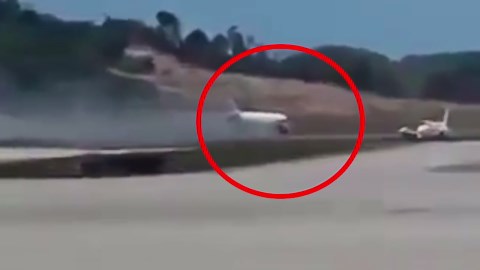 Video: Air India Express flight makes hard landing in Phuket after nose gear damage