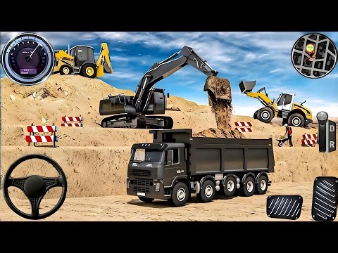 🚨 JCB City Road Construction Simulator 3D🚧 - Android Gameplay Part- 2