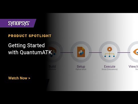 Getting Started with QuantumATK