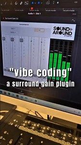 "vibe coding" a surround gain plugin