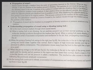 Propagation of sound: Sound moves through a medium from the poi... | Filo
