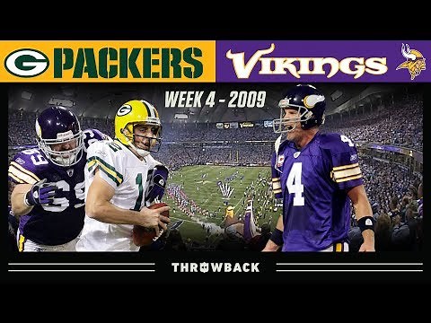 Favre's FIRST Game Against Packers! (Packers vs. Vikings 2009, Week 4)