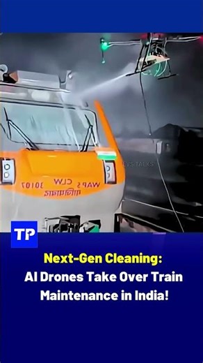 AI Drones Are Now Cleaning India’s Trains!