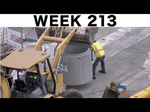One-week construction time-lapse with highlights and closeups: Ⓗ Week 213