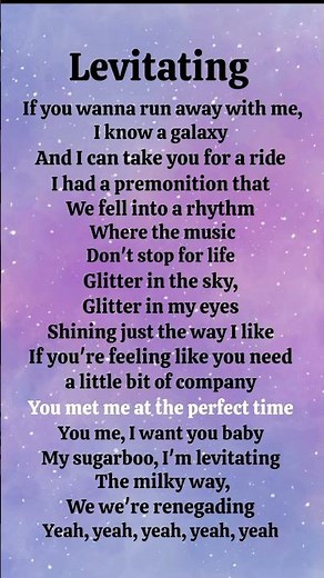 Dua Lipa "levitating" (lyrics) #shorts #levitating #dualipa #song #lyrics