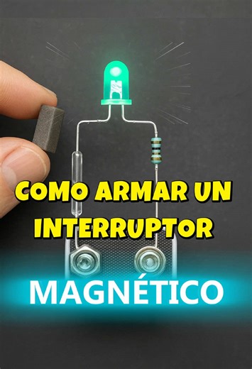 Cómo encender un LED con interruptor magnético