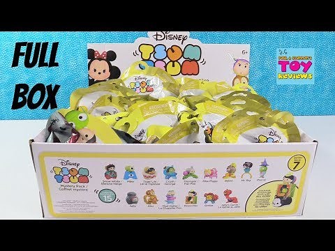 Disney Tsum Tsum Series 7 Full Box Mystery Pack Toy Review Opening | PSToyReviews