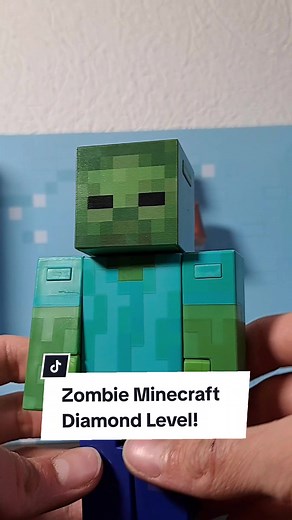 Abrimos la nueva figura del Zombie de Minecraft Diamond Level! #minecraft #zombie #mattel #figuras #coleccionables #coleccion #videojuegos #juguetes #review #unboxing #paratii #Viral #mojang #minecraftpe #minecraftjava #steve #creeper #enderman