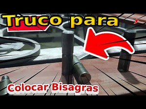 Paso a Paso: Colocación de Bisagras Tubulares en Puertas Artesanales de Herrería