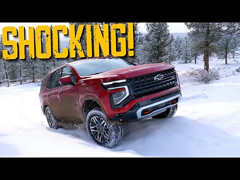 The 2025 Chevy Tahoe Z71 Performed WAY Better In The Snow Than We Expected!