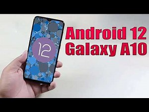 Install Android 12 on Galaxy A10 (AOSP ROM) - How to Guide!