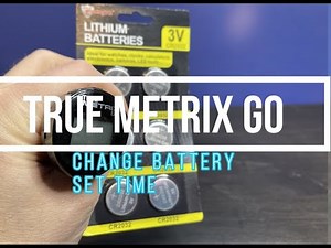 True Metrix Go Replace Battery Set Time