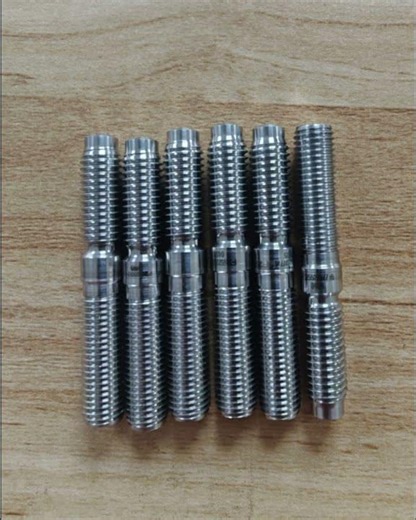 CNC Machining Double End Stud In Material MP35N /2.4999/ R30035#studyvlog #marine #food #oil