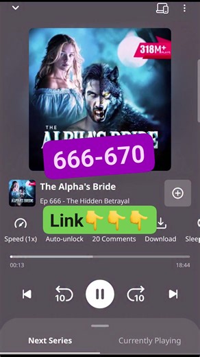 The Alpha's Bride Full ep666 to 670 link in the comment section 👇👇👇 #audio #love #story | Edgar Tereng