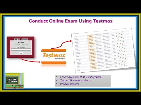 Online Examination Using Testmoz