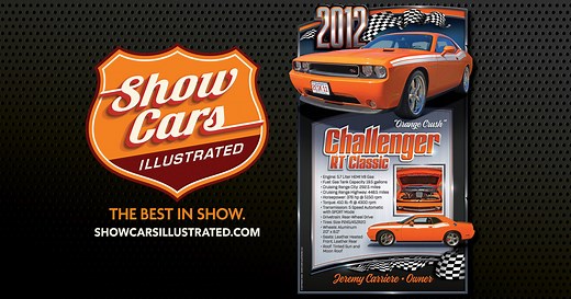 AUTO SHOW BOARD - RACEWAY STYLE - by Show Cars Illustrated