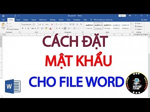 How to set a password for a word file