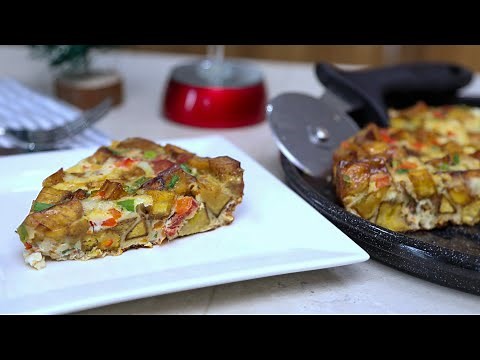 HOW TO MAKE NIGERIAN PLANTAIN AND EGG FRITTATA
