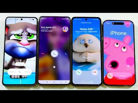 Pixel 8 Pro vs Xiaomi 14 Ultra vs Samsung Z Flip 6 vs iPhone 17 AIR Incoming Call at the Same Time