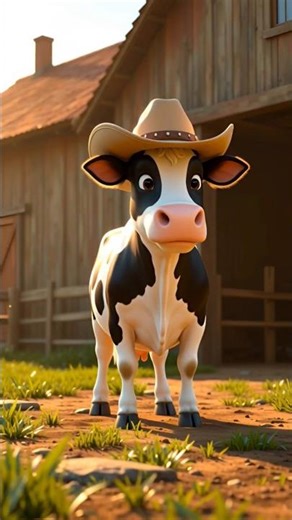 Cute Cow Dance Party in the Park | Kids Fun Animation | 4K Cartoon Video