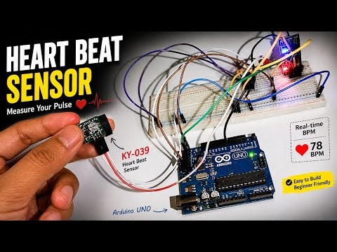 This Sensor Reads Your Heart Beat! 😳 | KY-039 Arduino