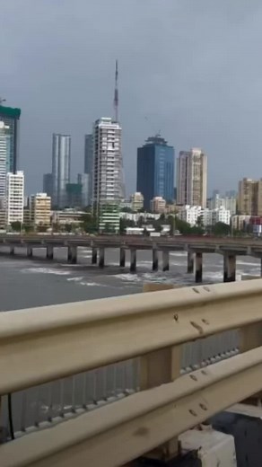 Scenic Cityscape Views from a Bridge