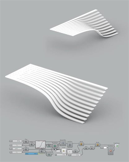 Parametric Organic Stairs | Rhino Grasshopper
