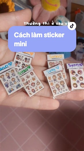 Cách làm sticker mini