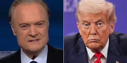 Lawrence O'Donnell Brutally Highlights Latest Reason Why 'Donald Trump Is Living In Fear'