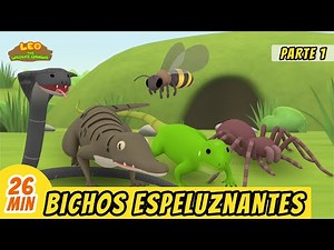 Bichos Espeluznantes Episodio Compilación [Parte 1/2] (Español) - Leo, El Explorador | Animación