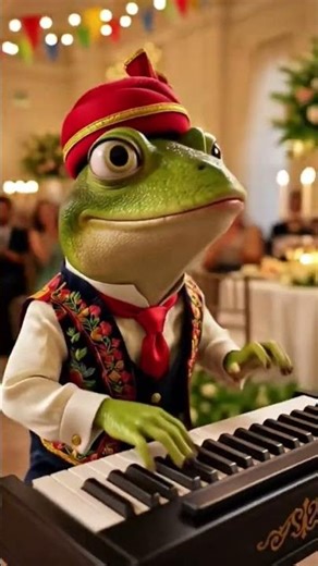 Frog Wedding Surprise 🐸💍 | Piano Performance That Will Melt Your Heart 🎹#shorts