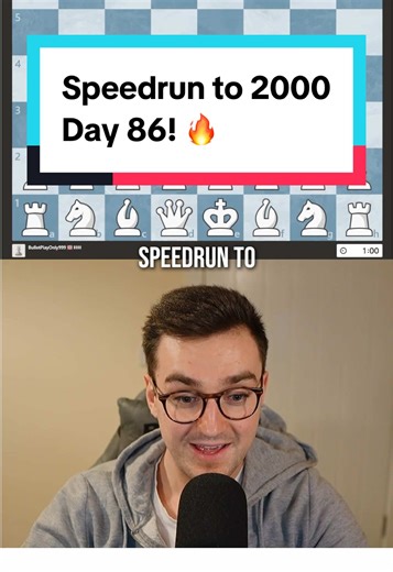 Speedrun to Chess Rating 2000 - Day 86 Progress