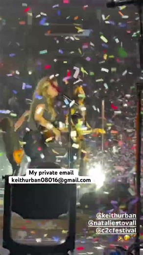 Incredible moment in C2C festival show #concert #live #lifeisbutadream #keithurban