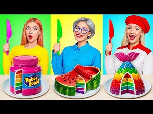 Me vs Grandma Chocolate Food Challenge | Epic Food Battle by Multi DO Smile