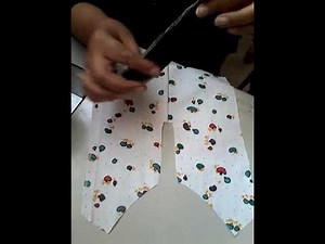 طريقة عمل مرد بصدر مقفول ( الكورساج المسطح )