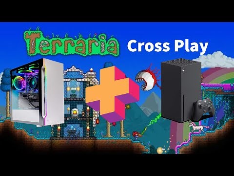 Terraria PC and XBOX CROSSPLAY!!! (How-To)