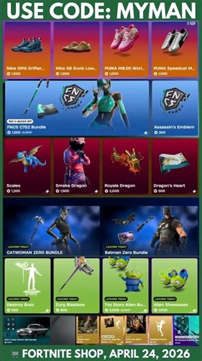 The Dart Monkey Sidekick is out now! 🛒 Fortnite Item Shop, April 24, 2026 #fortniteshop