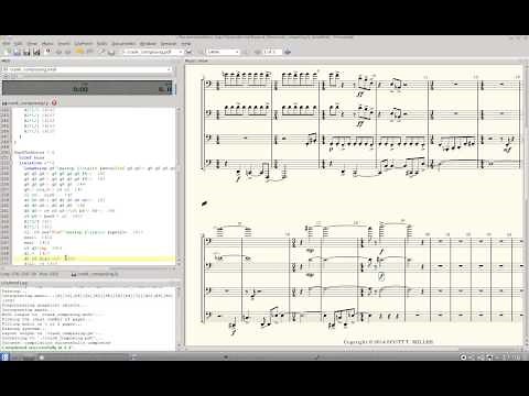 Composing Music with Frescobaldi | LilyPond
